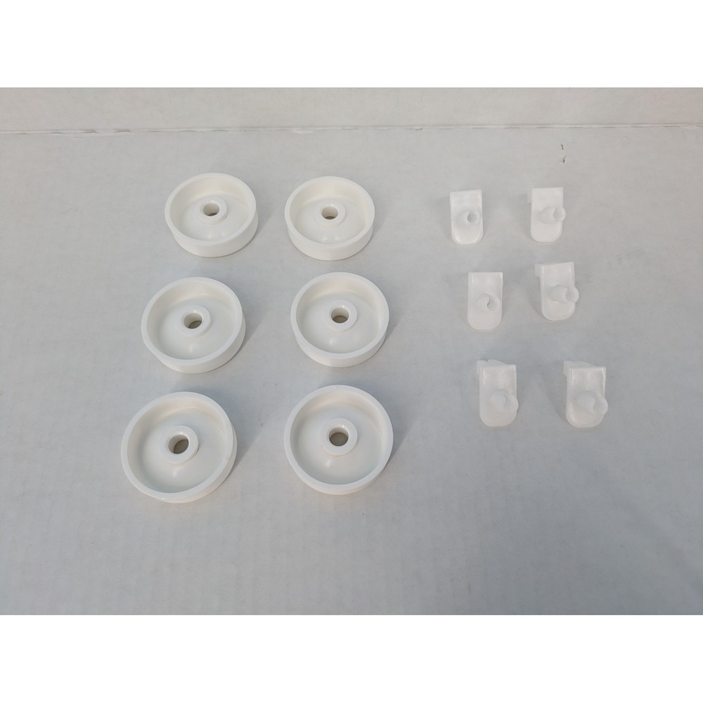W10139223 Dishwasher Lower Rack 304 Stainless Steel 6 Wheels for 23" Dishwasher - Picture 9 of 13